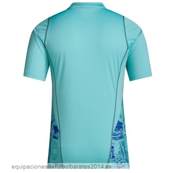 Nuevo Tailandia Especial Camiseta Inter Miami 23/24 Azul Verde Baratas